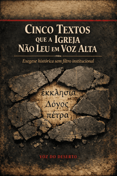 Cinco Textos que a Igreja Não Leu em Voz Alta