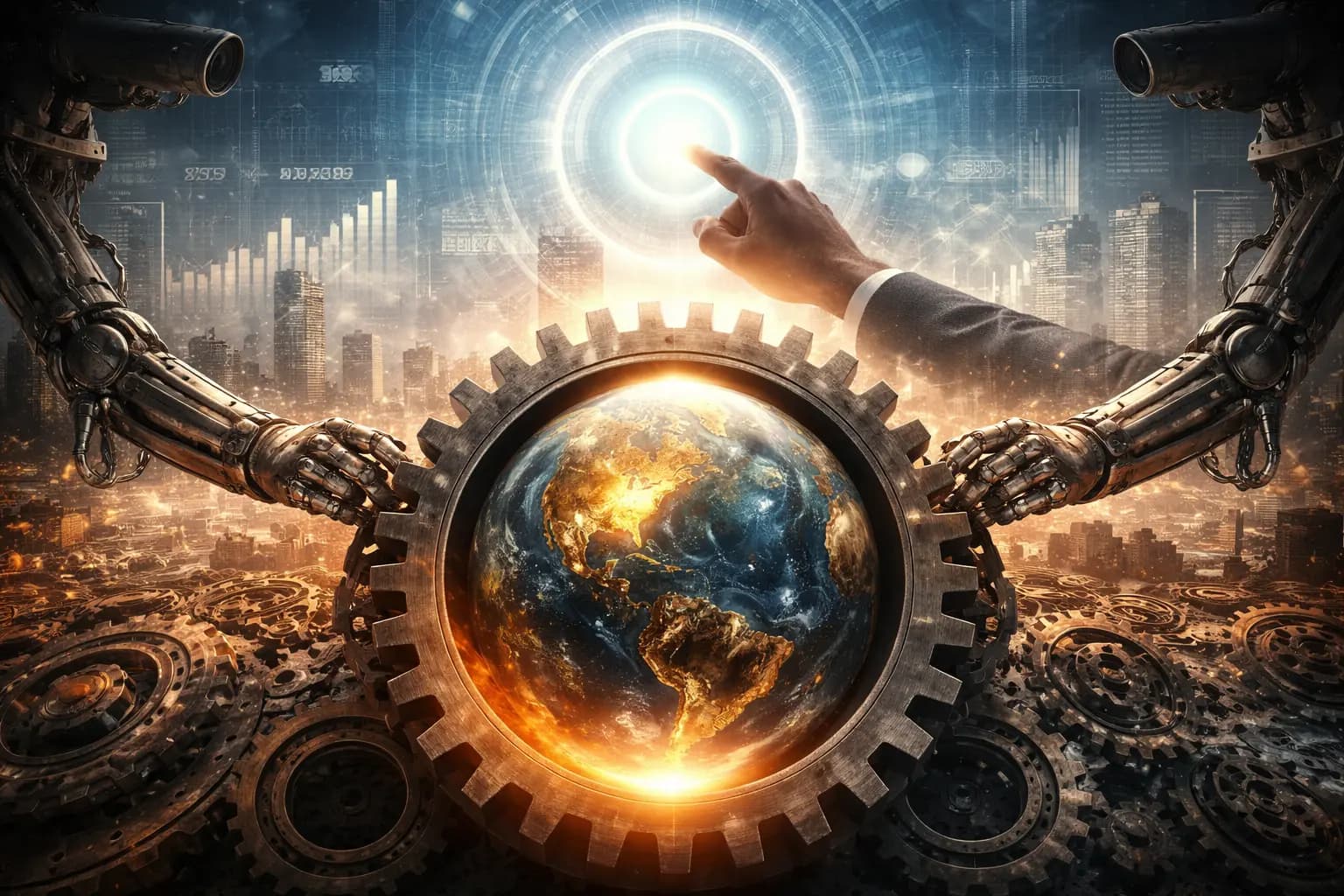 O Grande Reinício: A Engrenagem que Redesenha o Destino Global