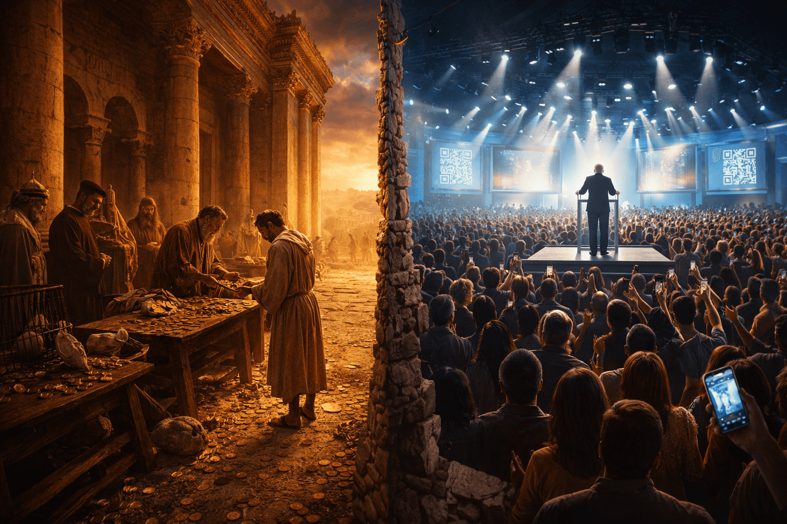 O Templo que Nunca Caiu: Os Novos Donos do Sagrado e do Dinheiro